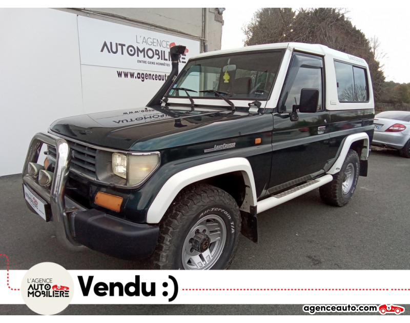 Achat voiture occasion, Auto occasion pas cher | Agence Auto Toyota Land Cruiser 3.0 125 KZJ 73 VX Vert Année 1994 Manuelle Diesel